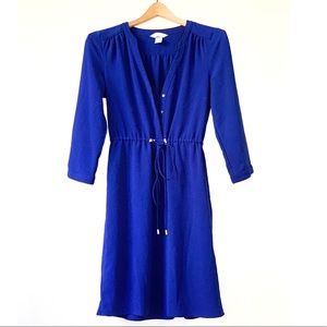 H&M CONSCIOUS Cobalt Blue Sheath Dress